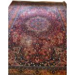 An antique Persian handmade Birjand carpet, 410 x 310cm.