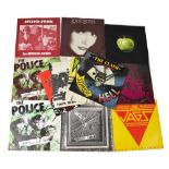 PUNK; thirteen single records,