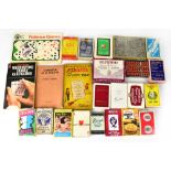 A quantity of boxed and loose playing cards including Jet, Wills, PLayers, 'My Goodness,