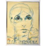 JULIE DRISCOLL; a rare Polydor poster after Oppermann of Hamburg,