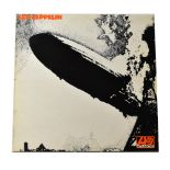 LED ZEPPELIN; self-titled album on Atlantic red plum, matrix number A1 B1,