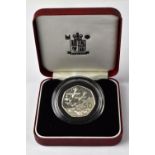 ROYAL MINT; a 1944-1994 silver proof D-Day commemorative 50p coin, encapsulated, with certificate,