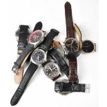 Various gentlemen's fashion/dress watches (9).