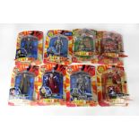 DOCTOR WHO; eight poseable action figure sets in original packaging comprising Assault Dalek,