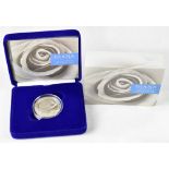 ROYAL MINT; a Diana Princess of Wales silver proof memorial coin, encapsulated, with booklet,