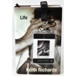 KEITH RICHARDS; a signed autobiography, 'Life', signed to the dust cover, 'This is the life.