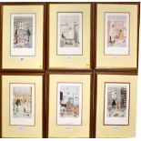 G W BIRKS (Yorkshire artist, 1929-1993); six limited edition prints comprising 'Roll Call',