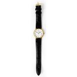 ACCURIST; a gentlemen's 9ct gold wristwatch,