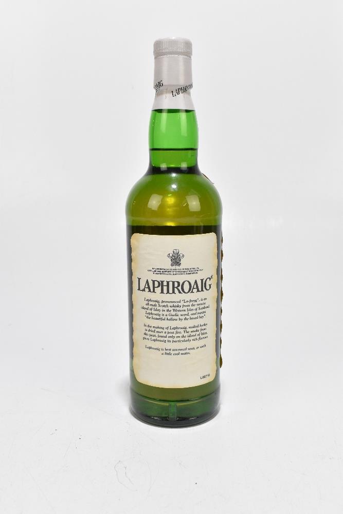 WHISKY; a single bottle of Laphroaig Single Islay Malt Scotch Whisky, 10 years old, 70cl, 40%. - Image 2 of 3