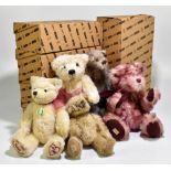 DEAN'S; five bears comprising 2007 Diana Princess of Hearts bear, Kip musical bear, Golden Jubilee