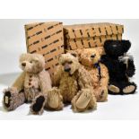 DEAN'S; four teddy bears comprising Alpha Farnell, Dean's 2005 bear, a Grandpa bear with three