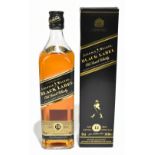 WHISKY; a single bottle of Johnnie Walker Black Label Aged 12 Years Extra Special Blended Old Scotch