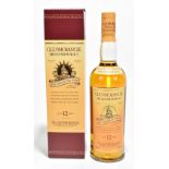 WHISKY; a single bottle of Glenmorangie ‘Millennium Malt’ Single Highland Malt Whisky aged 12 years,