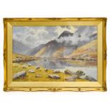 WARREN WILLIAMS ARCA; watercolour, lock scene, sighed lower left, 49.5cm x 75cm, framed and