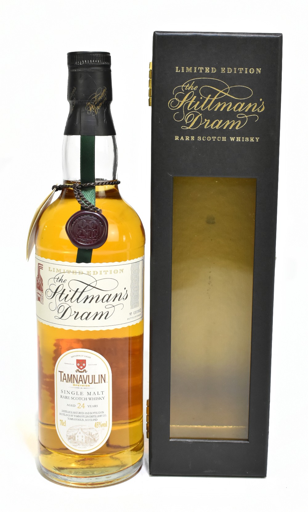 WHISKY; a single bottle of Tamnavulin Aged 24 Years The Stillman's Dram Limited Edition Single