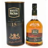 WHISKY; a single bottle of Whyte and Mackay 15 Years Old Select Reserve Blended Scotch Whisky,