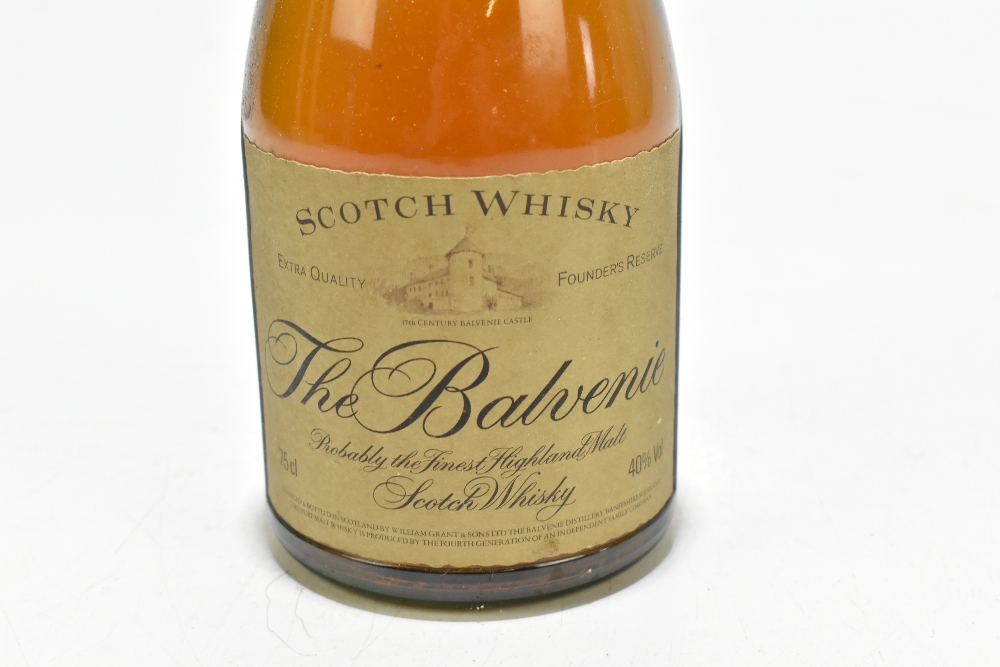 WHISKY; a bottle of Balvenie Highland Malt Scotch Whisky, 75cl.Additional InformationMinor losses to - Bild 4 aus 5