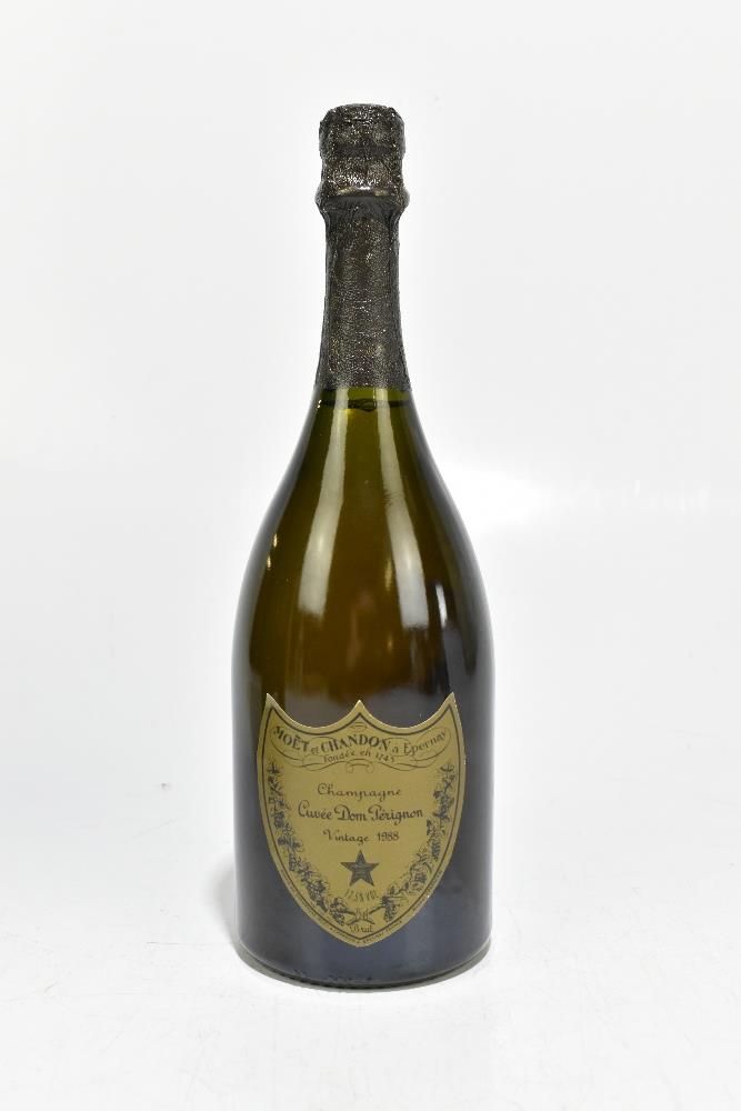 CHAMPAGNE; a bottle of Moet et Chandon Cuvee Dom Perignon 1988, in box with booklet (2).Additional - Image 2 of 5