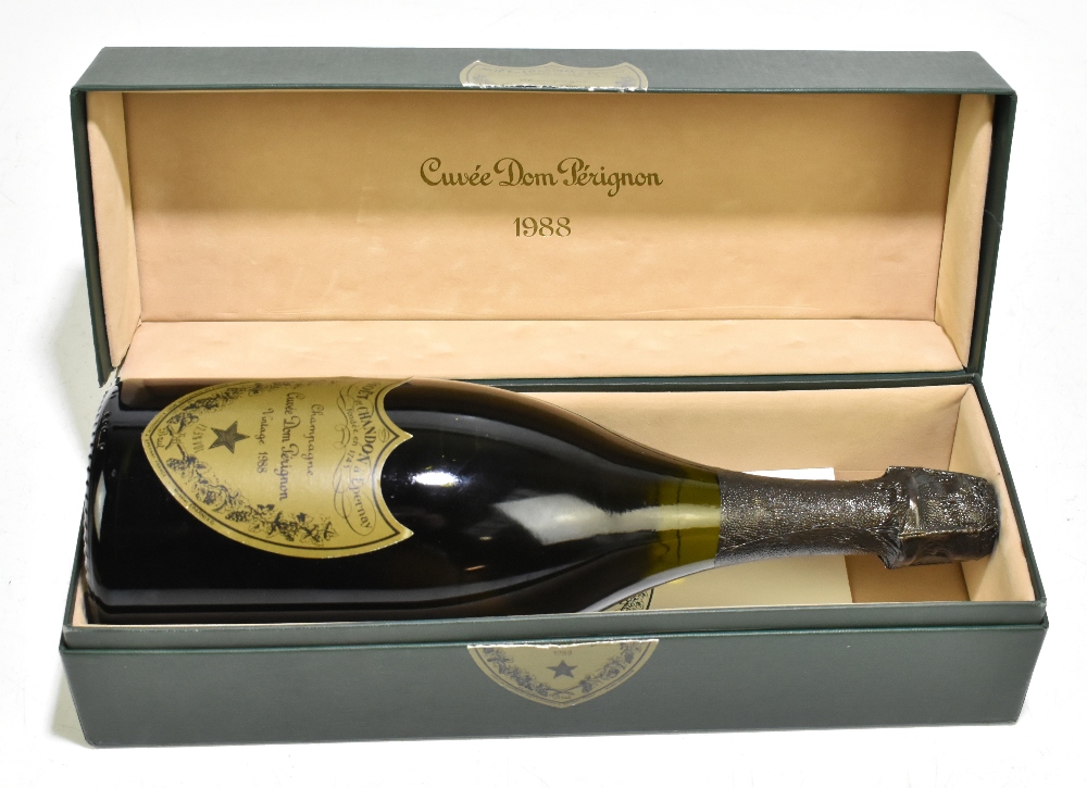 CHAMPAGNE; a bottle of Moet et Chandon Cuvee Dom Perignon 1988, in box with booklet (2).Additional - Image 5 of 5