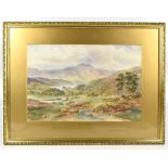 MALCOLM CROSSE; watercolour, landscape scene, signed lower left and in distinctly titled, 34.5cm x