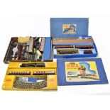 An extensive collection of tin plate and other model railways, including Hornby Dublo electric train