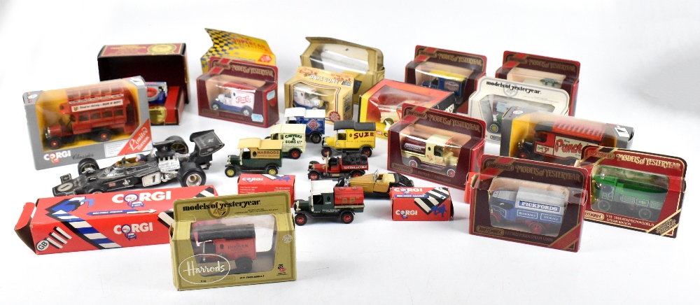 A small quantity of diecast models, including Corgi, Models of Yesteryear, etc.