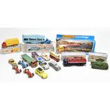 DINKY; four boxed models comprising 982 Pullmore Car Transporter with Detachable Loading Ramp, 942