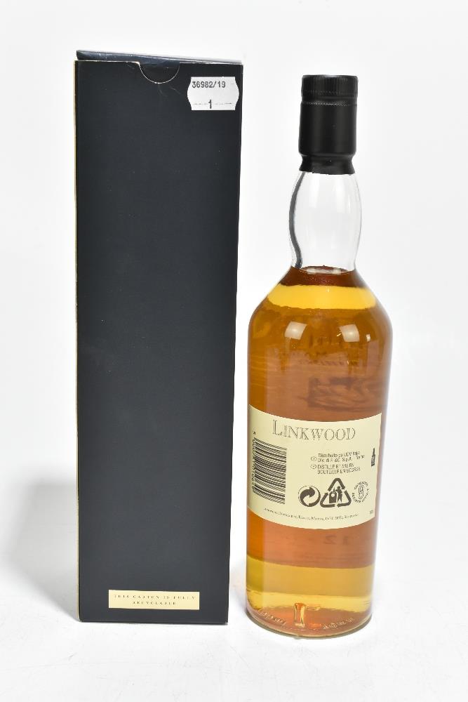 WHISKY; a bottle of Linkwood Single Malt Scotch Whisky 12 years old, 70cl, 43%, boxed. Additional - Bild 2 aus 2