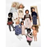 Five assorted Sasha dolls, various examples, including Cora, etc, and four other dolls (9).