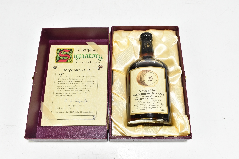 WHISKY; a single bottle of Signatory Vintage 1966 Caperdonich 30 Years Old Single Highland Malt - Image 3 of 4