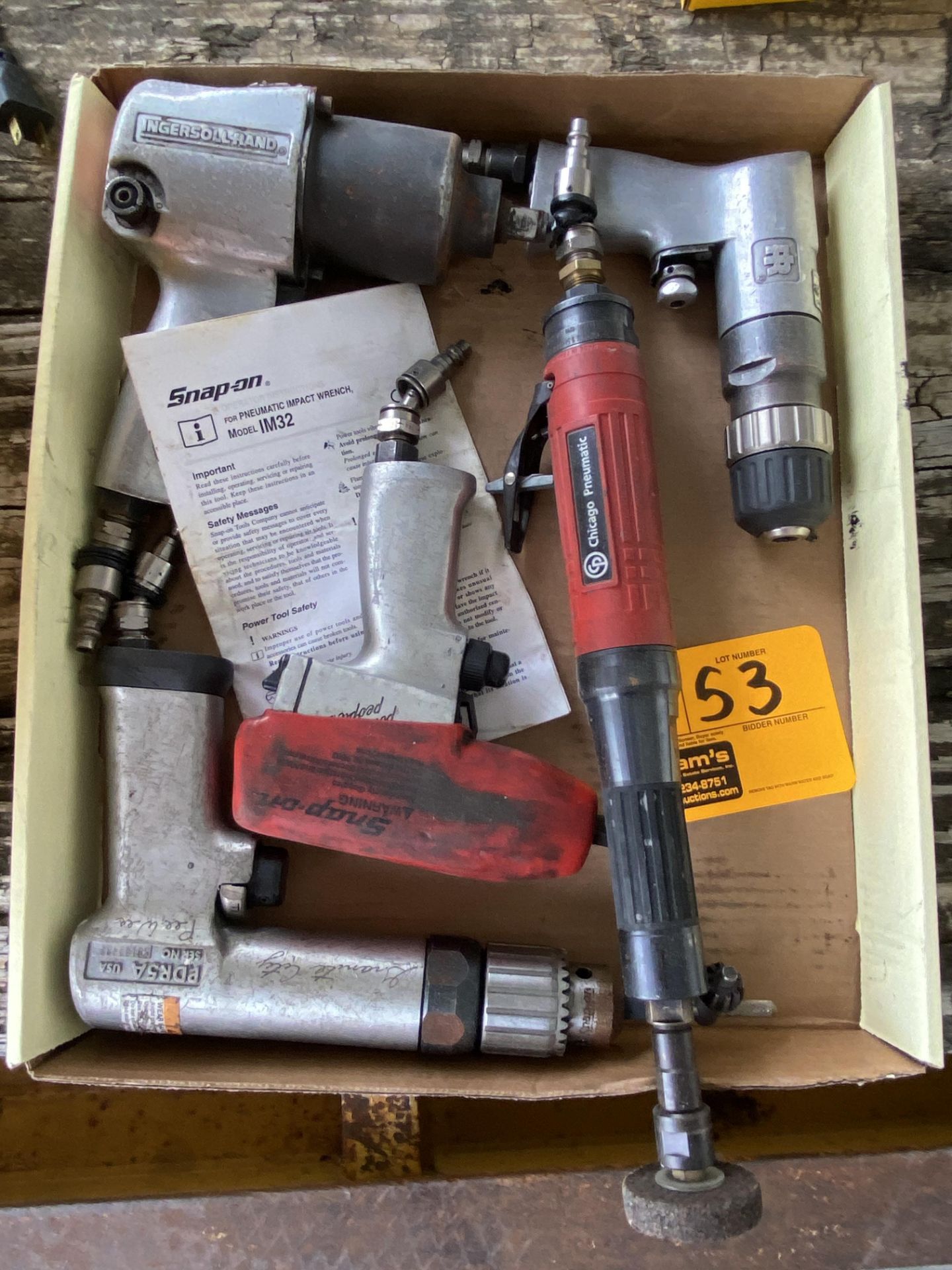 SNAP-ON PNEUMATIC IMPACT WRENCH, AIR TOOLS