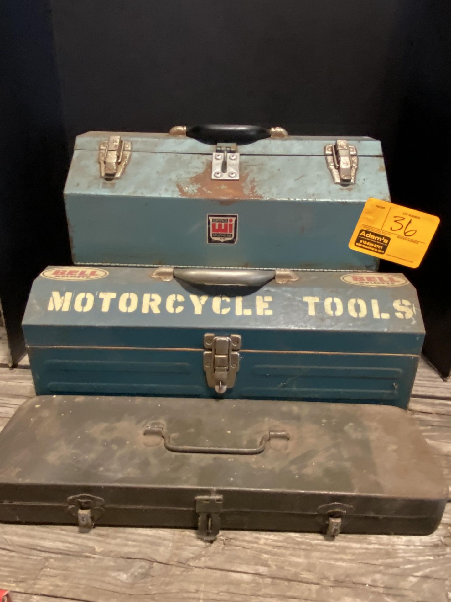 (3) EMPTY TOOL BOXES