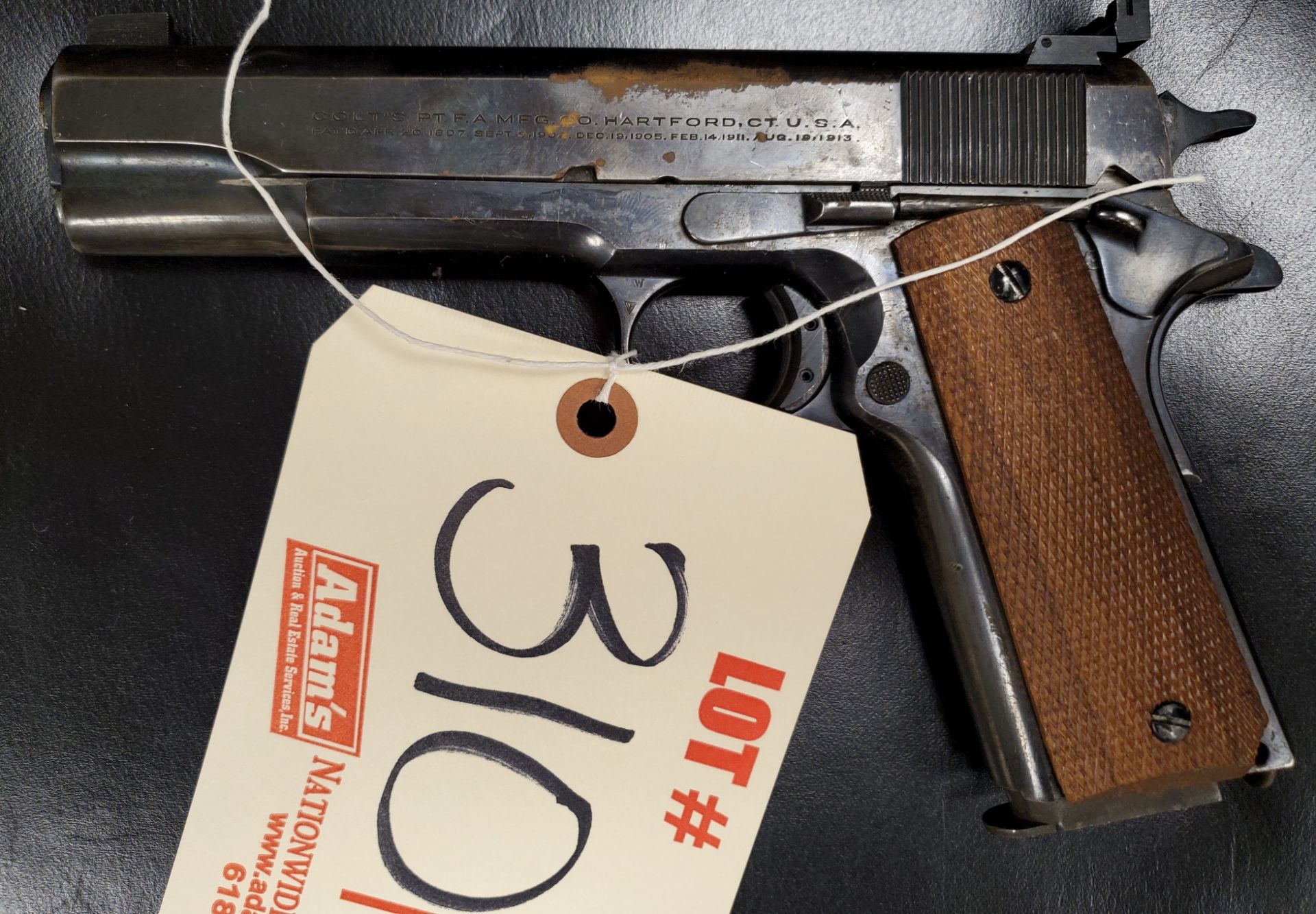 COLT 45 GOVERNMENT MODEL PISTOL (SERIAL #C149741)