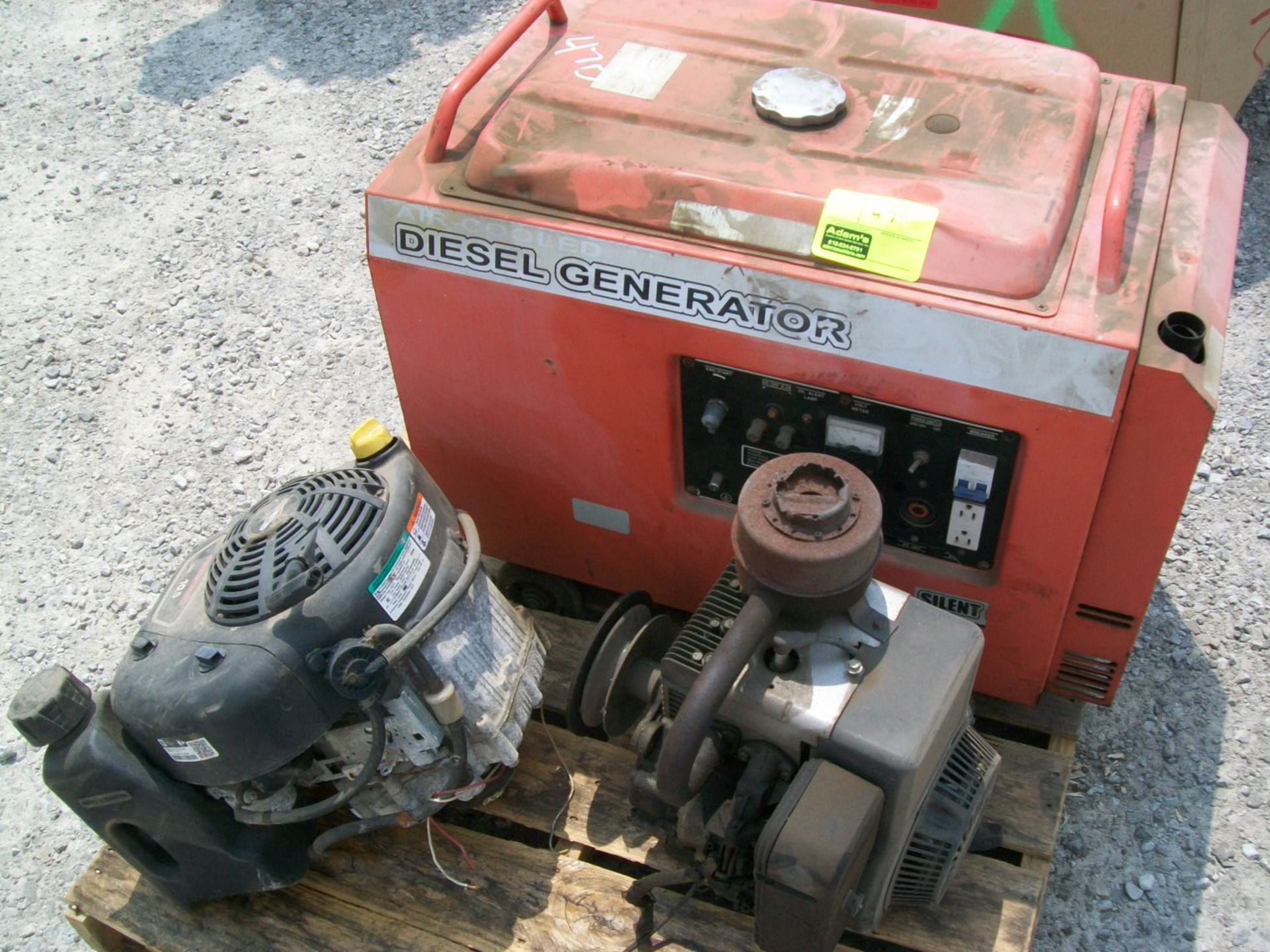 DIESEL GENERATOR, OLD GAS ENGINES