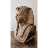 Egyptian interest. Ronald Moll Akhenaten. Signed ltd edition bronze bust