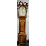 Longcase grandfather clock W Foster Lincoln