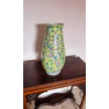 Large 19thC Chinese vase. H47cm. Condition. Has been professionally stapled see images