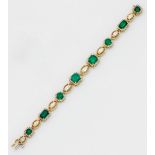 Exquisites Juwelen-Armband mit seltenen Muzo-Smaragden