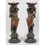 Paar venezianische Mohren-Säulen