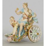 Figurengruppe "Venus und Amor im Muschelwagen"