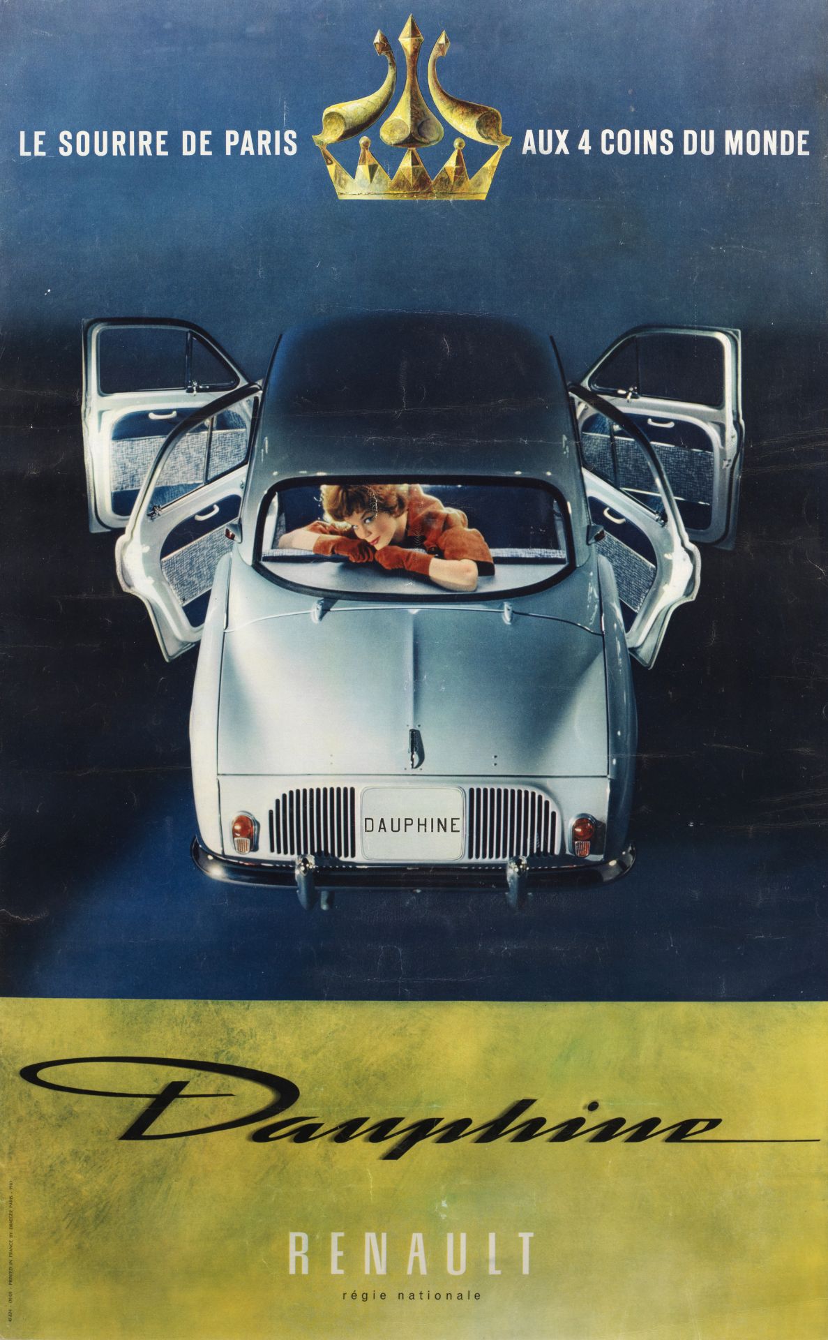 Französisches Plakat für Renault Dauphine