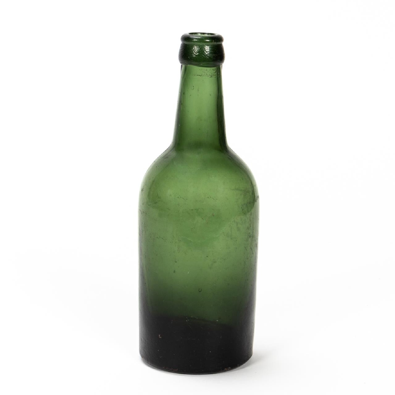 RMS CARPATHIA, SALVAGED GREEN GLASS BEER BOTTLE