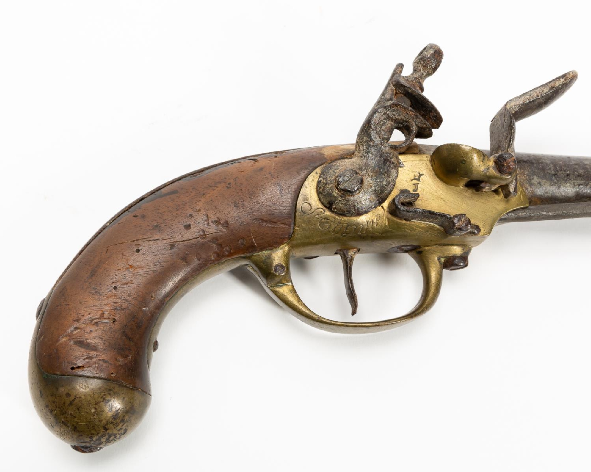 ST ETIENNE FRENCH MODEL 1777 FLINT LOCK PISTOL - Image 5 of 5