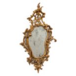 19TH C. ITALIAN ROCOCO STYLE GILTWOOD MIRROR