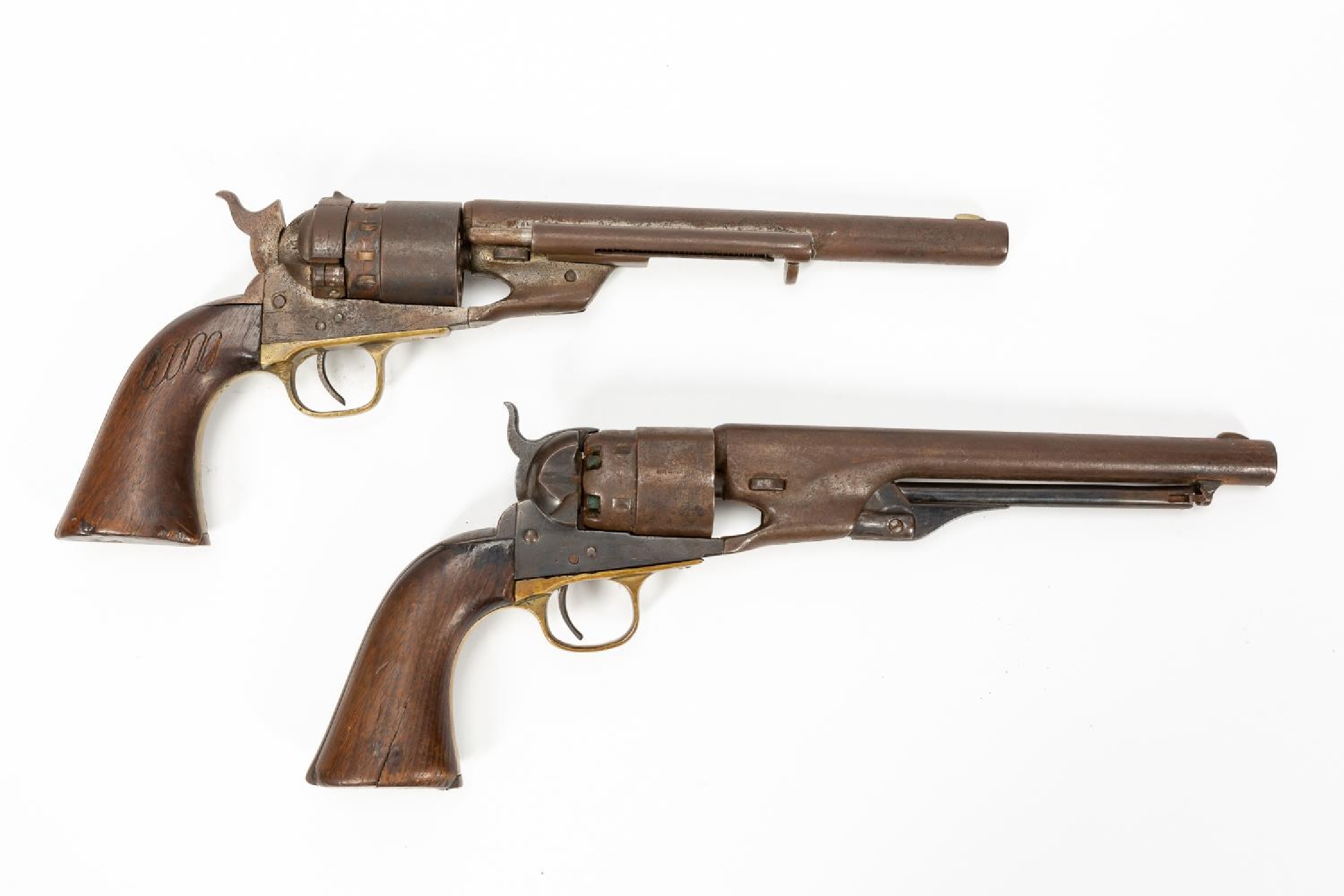 ONE 1860 ARMY COLT & ONE 1860 REPLICA REVOLVER