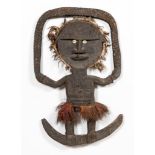 CARVED WOOD PAPUA NEW GUINEA FIGURAL HOOK