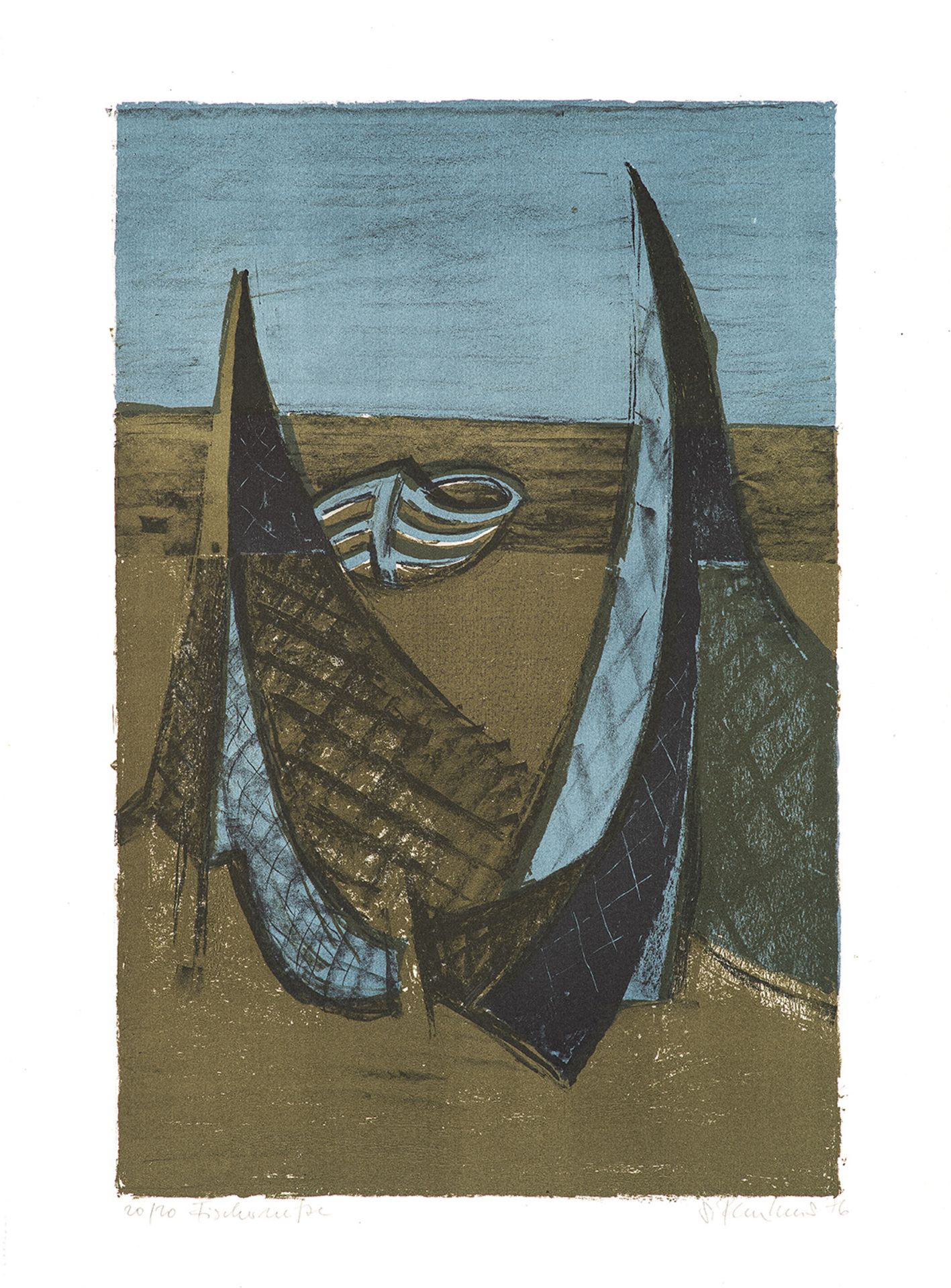 Stefan Plenkers – Fischernetze. 1976.