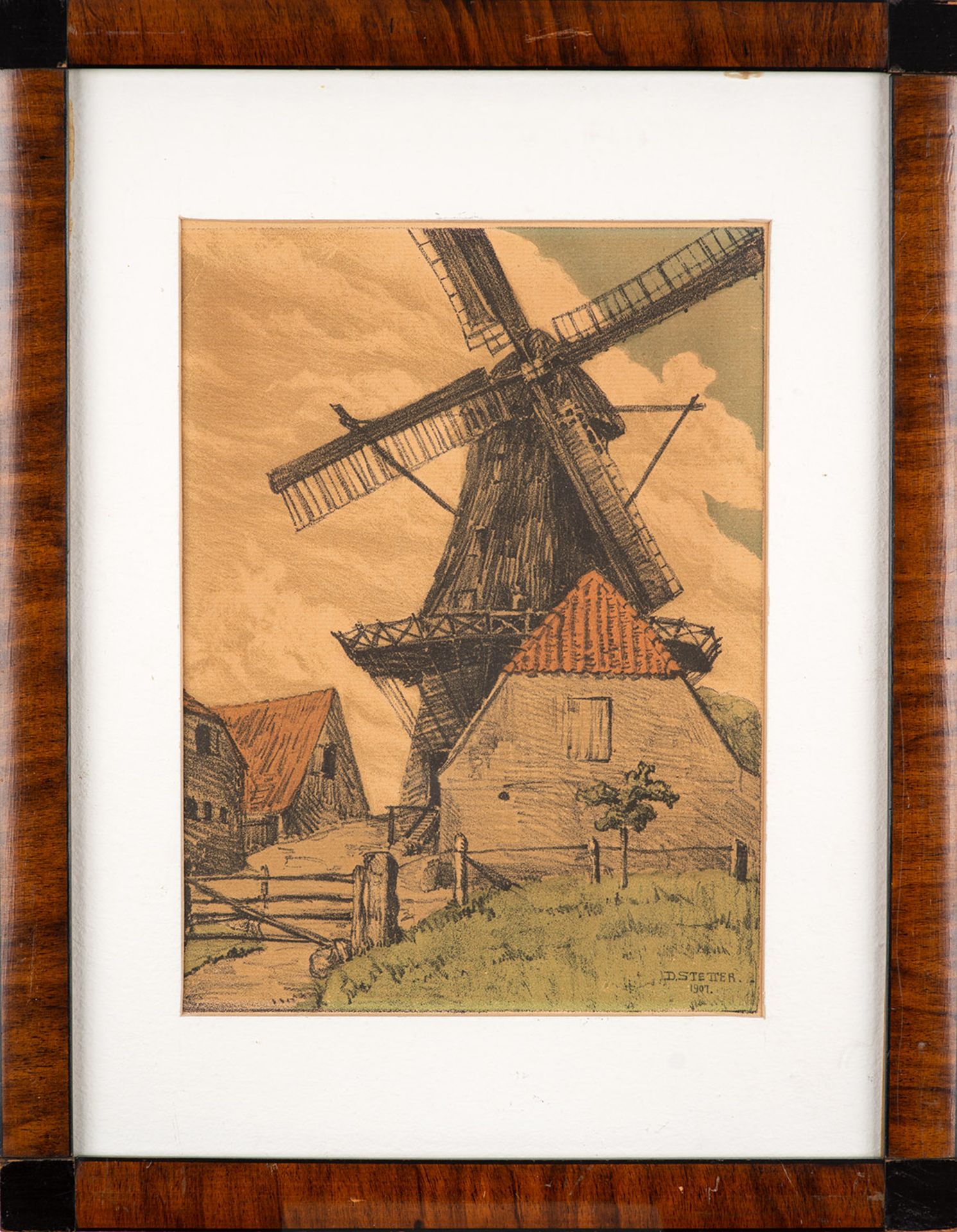 Dora Koch–Stetter – Mühle in Althagen. 1907. - Image 2 of 4