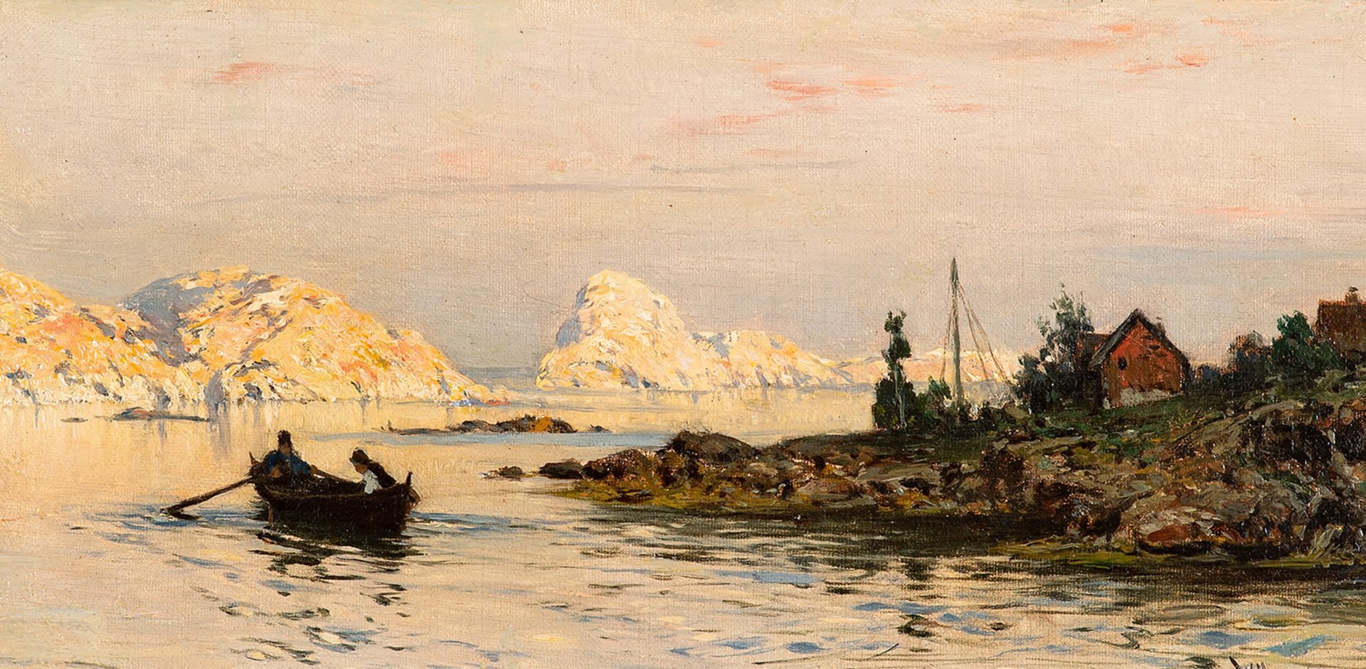 Walter Moras – Norwegische Küstenlandschaft (Lofoten). o. J.