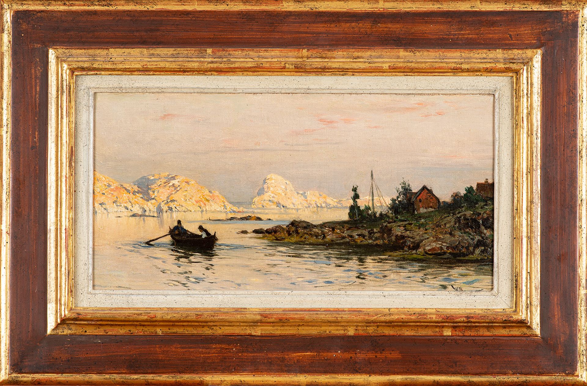 Walter Moras – Norwegische Küstenlandschaft (Lofoten). o. J. - Image 2 of 5